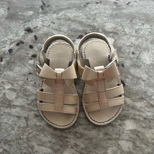 Gold Lamour sandals size 6